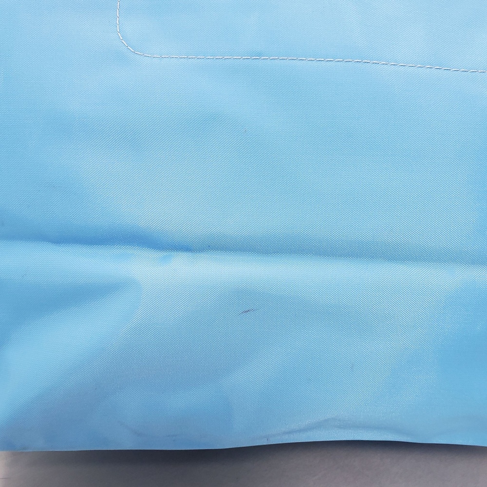 Longchamp Le Pliage Large Nylon Large Shoulder Tote Bag Blue Brown Shopper - Picture 4 of 16